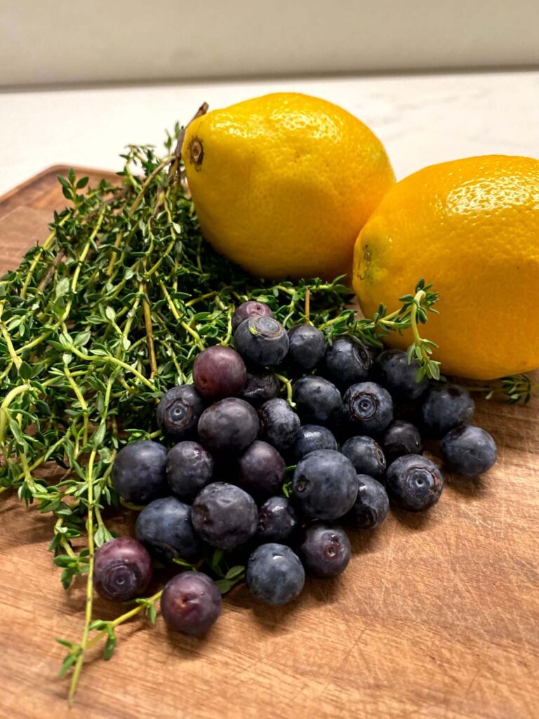 Thyme, Lemon and Blueberry